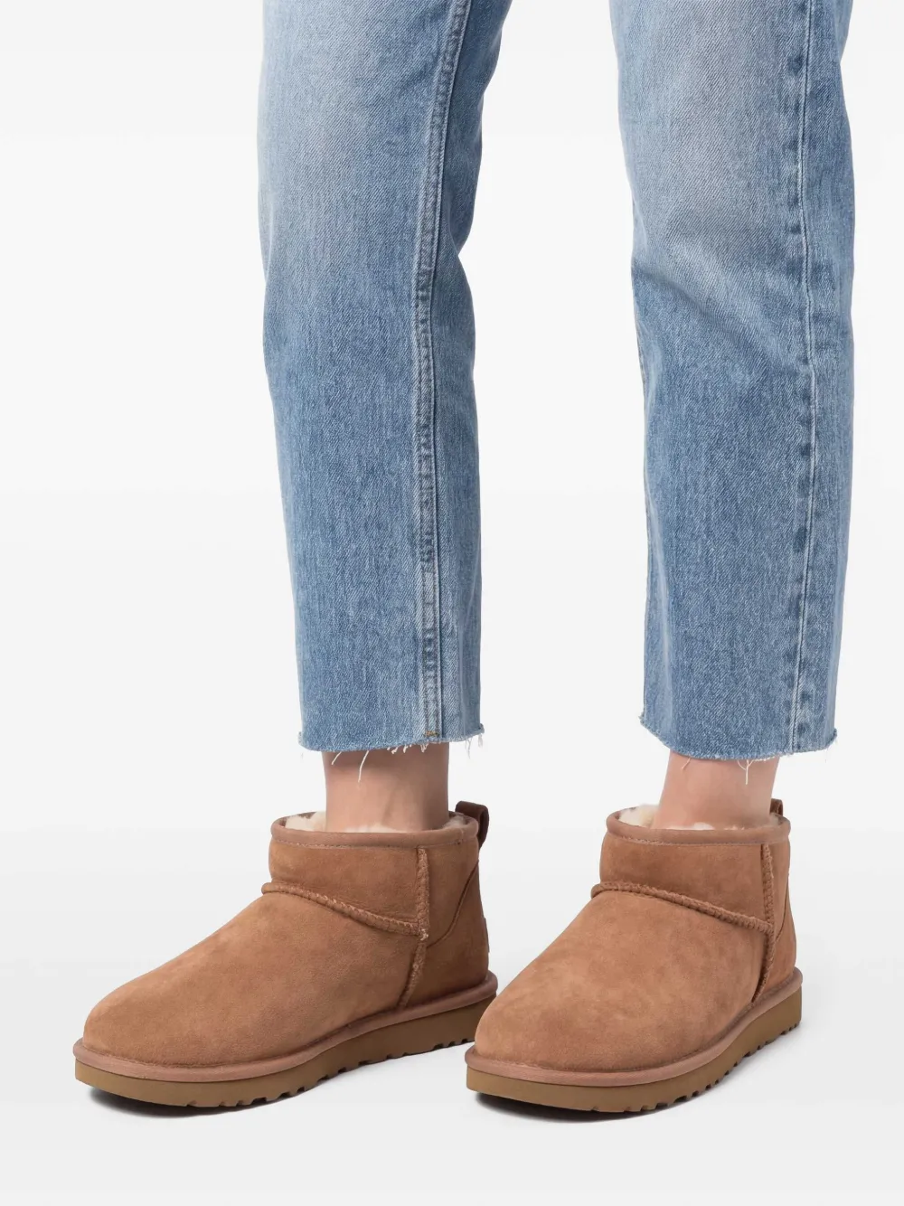  Ugg Botas Ultra Mini - Neutro 