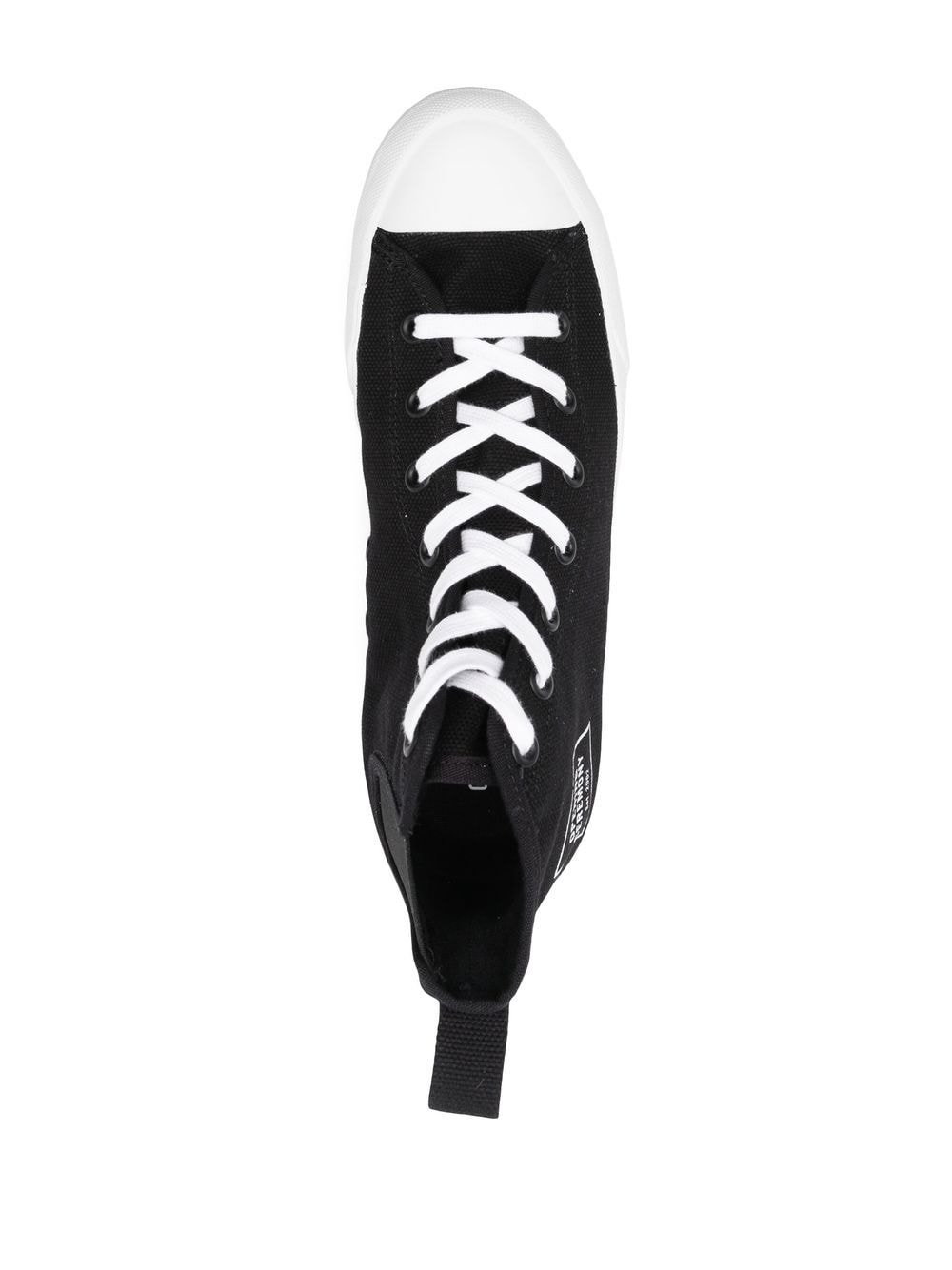 Shop Opening Ceremony Box Logo High-top Sneakers In Black