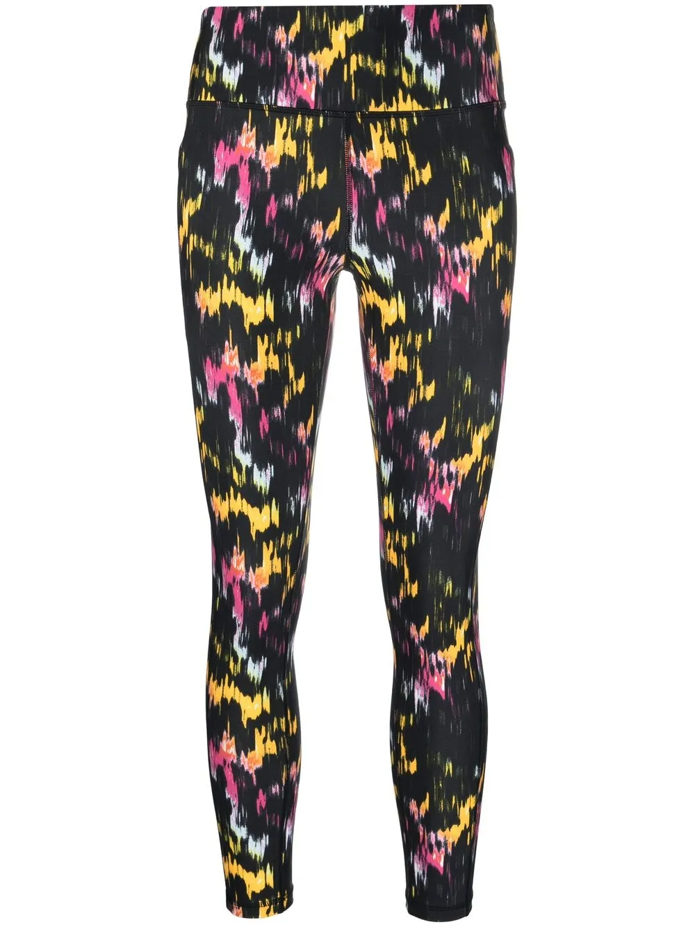 

DKNY leggins con motivo abstracto - Negro