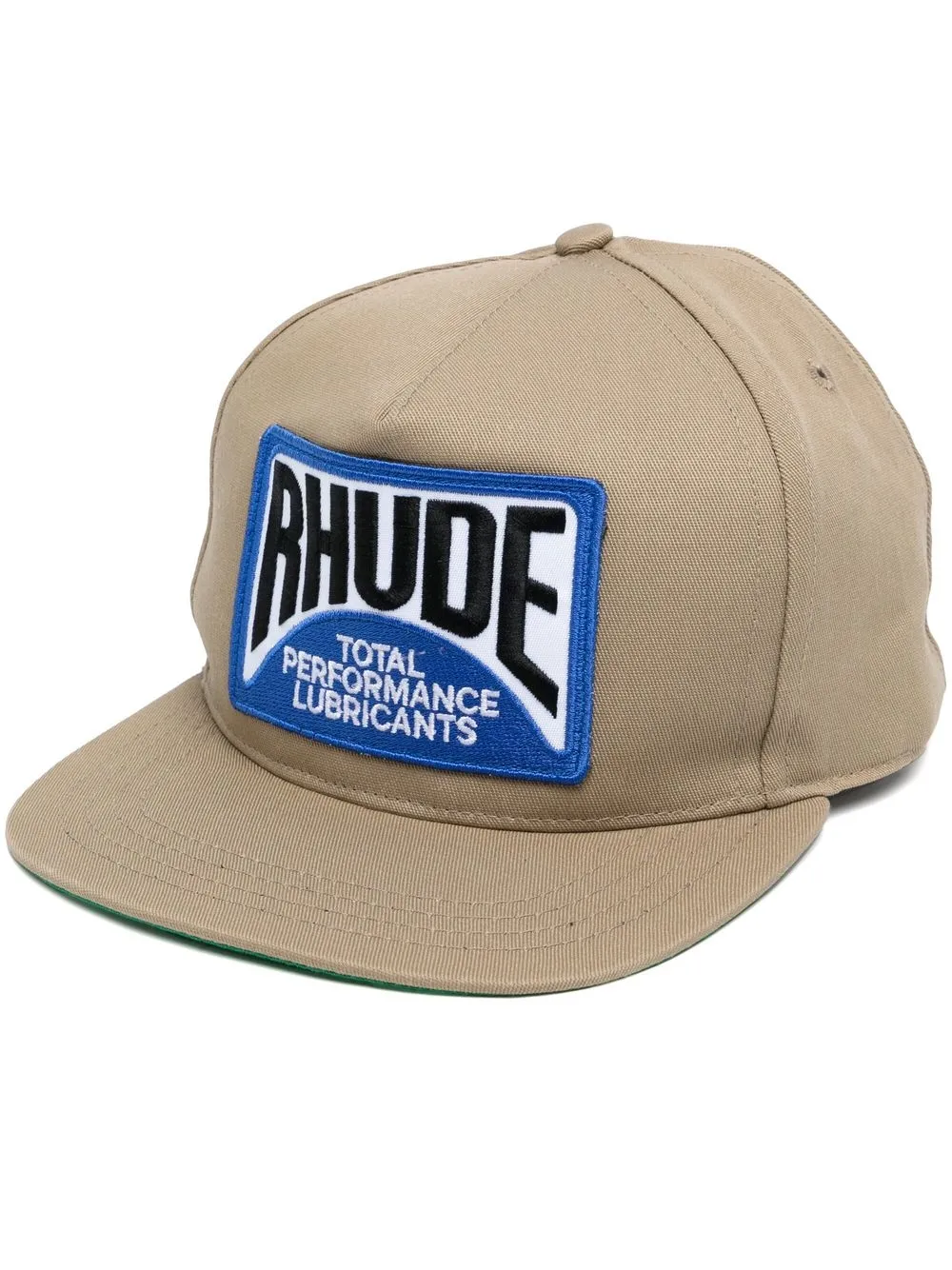 

Rhude gorra con parche del logo - Marrón