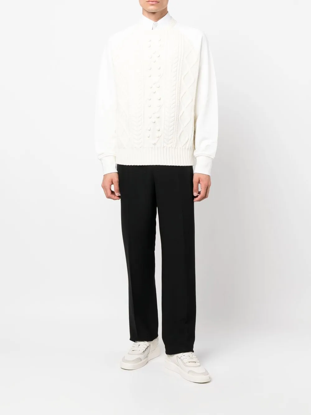 Neil Barrett Trui met ronde hals - Beige