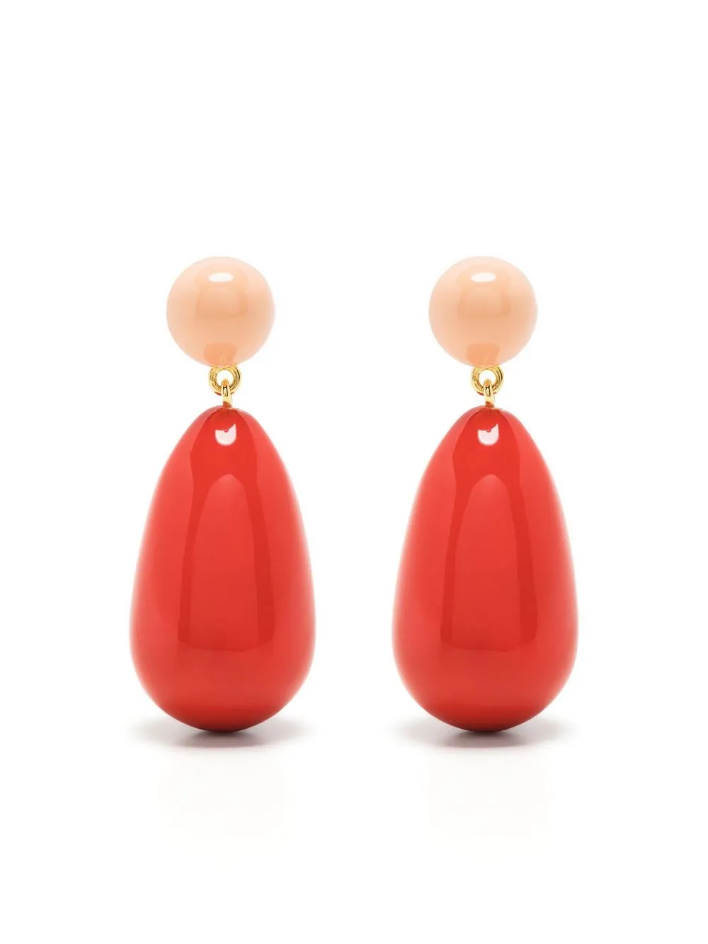 enamel drop earrings