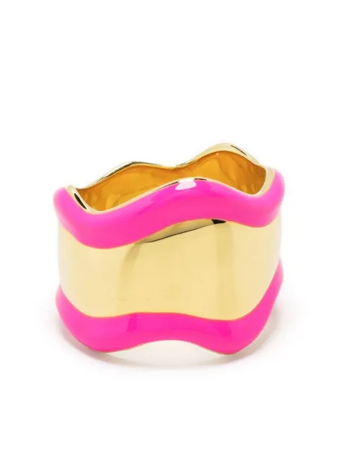 Eshvi two-tone wave ring