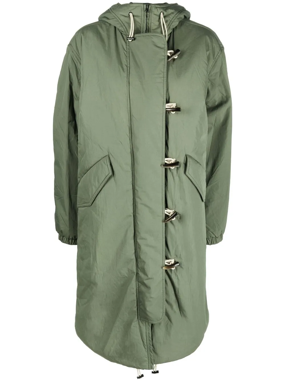 

Isabel Marant Étoile parka con capucha - Verde