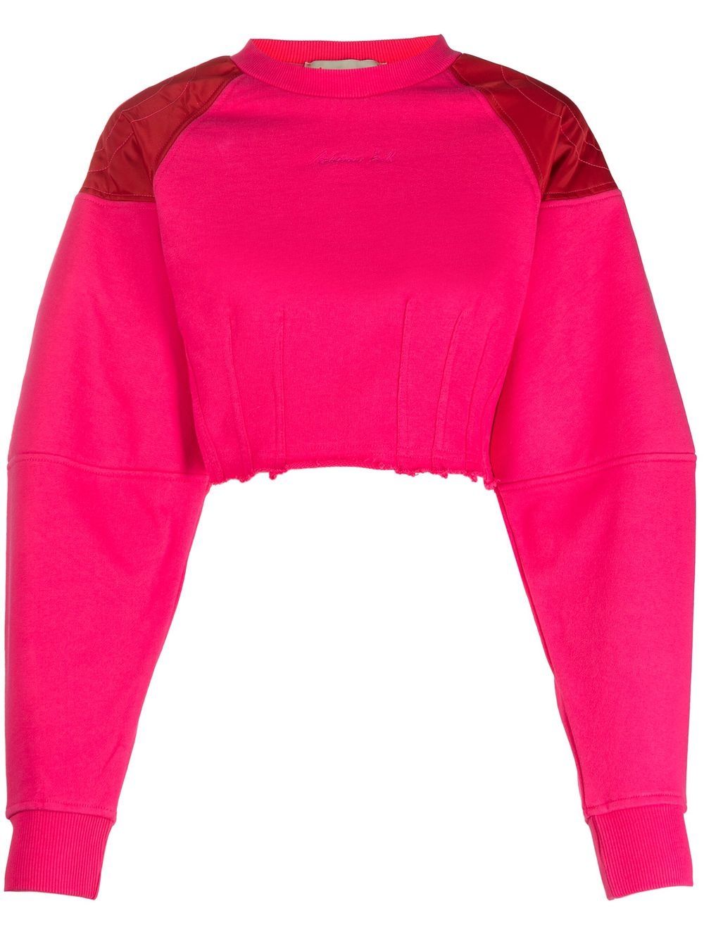 Andersson Bell long-sleeve cropped sweatshirt