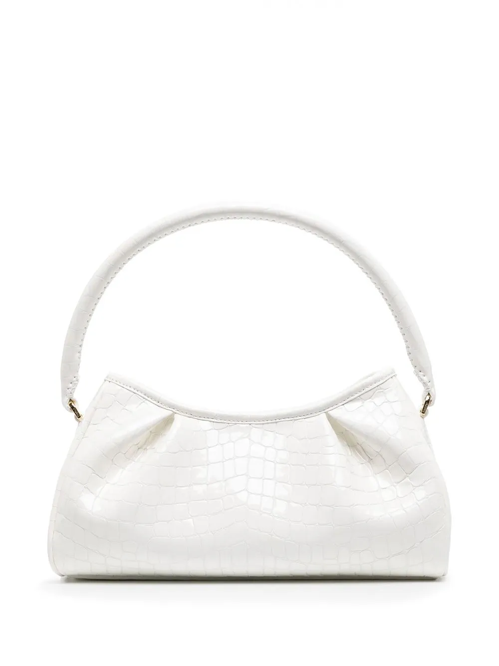 

Elleme Dimple crocodile-effect shoulder bag - White