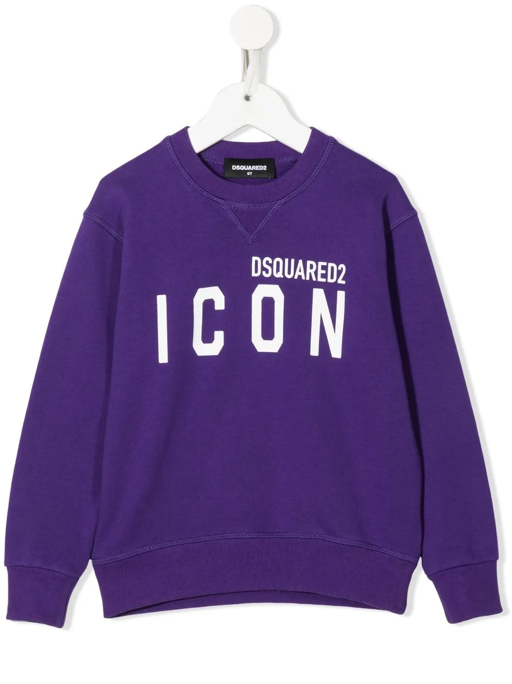 

Dsquared2 Kids sudadera con logo estampado - Morado