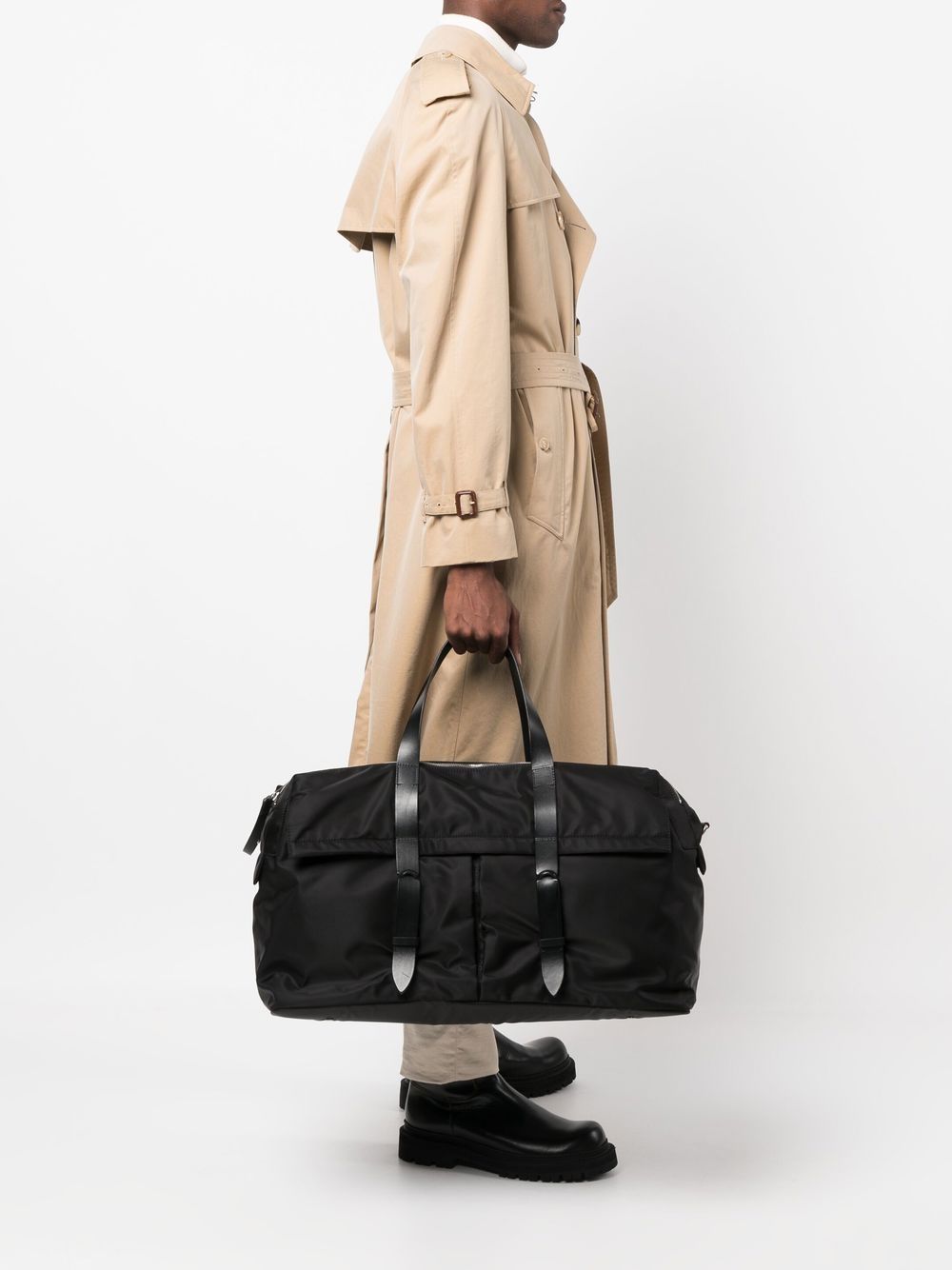 Orciani Travel leather-trim Tote Bag - Farfetch
