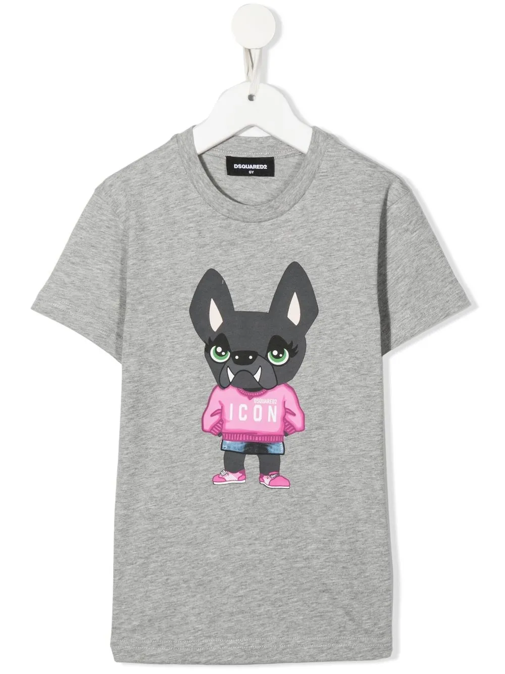 

Dsquared2 Kids playera con estampado gráfico - Gris