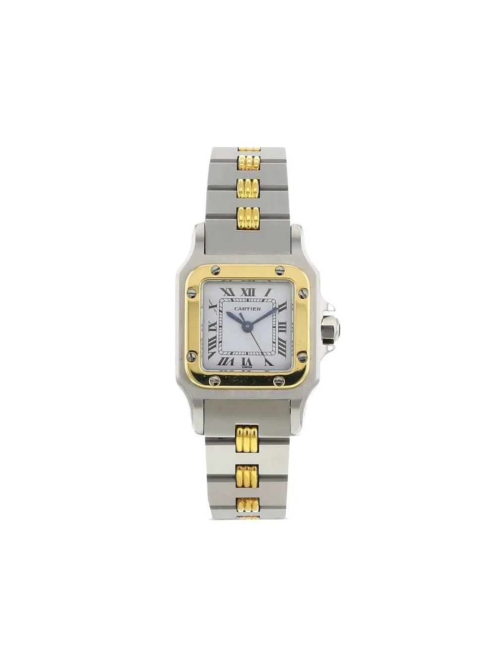 

Cartier reloj Santos Galbée 1980 pre-owned - Blanco