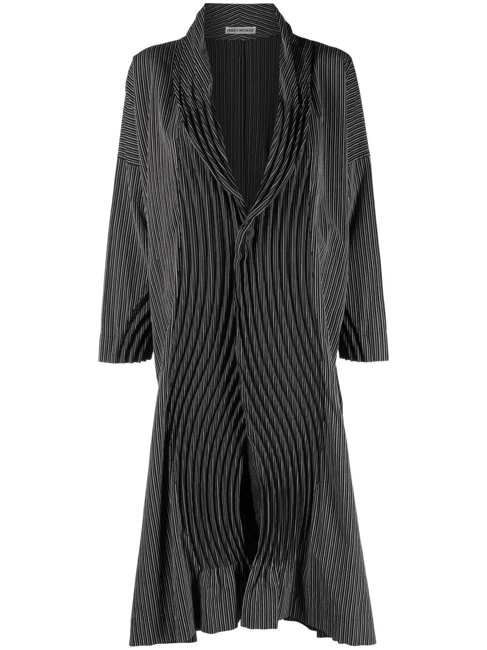 

Issey Miyake oversized plissé coat - Black