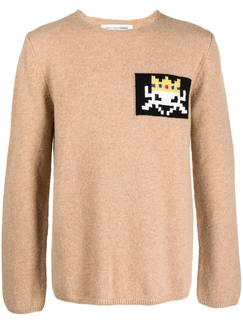 

Comme Des Garçons Shirt suéter tejido con cuello redondo - Marrón