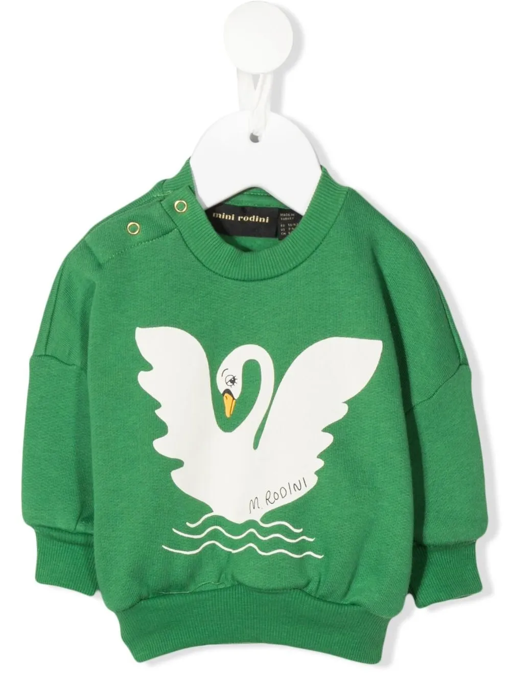 

Mini Rodini sudadera con estampado gráfico - Verde