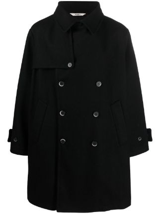 Barena double-breasted wool-blend Coat - Farfetch