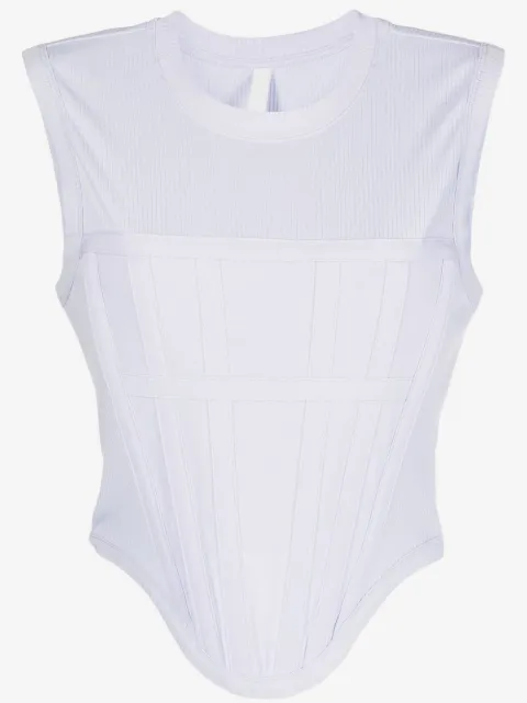 Dion Lee haut-corset à design nervuré