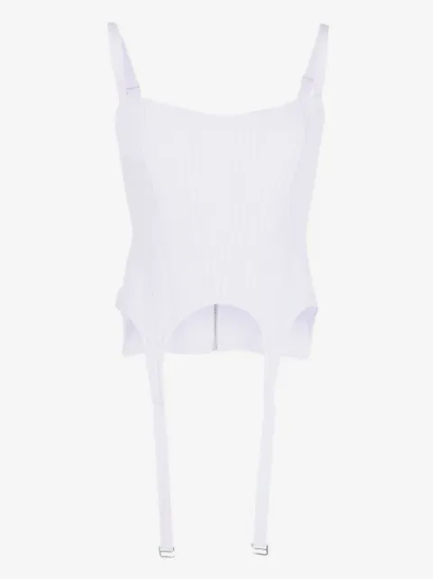 Dion Lee ribbed corset tank top