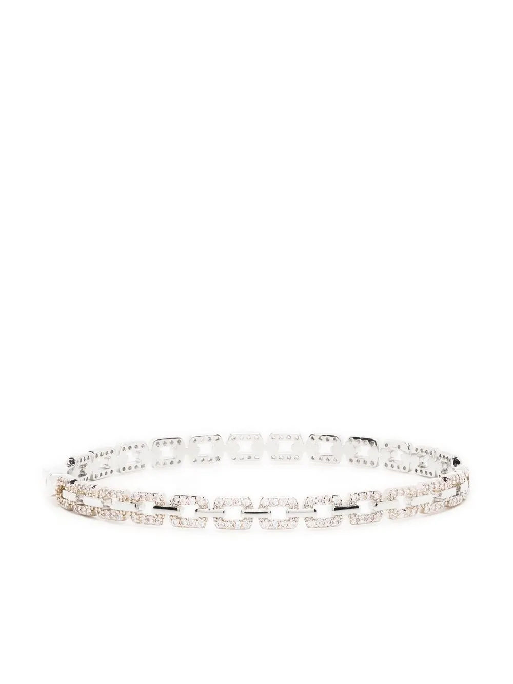 

Kenneth Jay Lane crystal-embellished bracelet - Silver