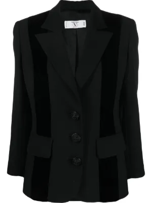 Lanvin Pre-Owned 2005 double-breasted Blazer | Black | FARFETCH CZ
