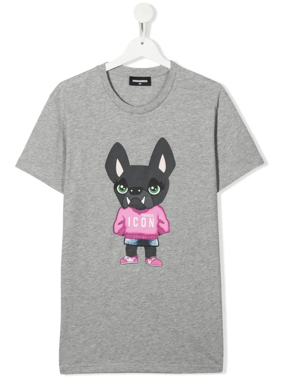 

Dsquared2 Kids playera con estampado gráfico - Gris