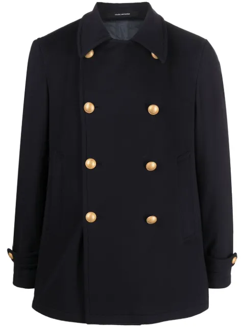 Tagliatore double-breasted wool coat 
