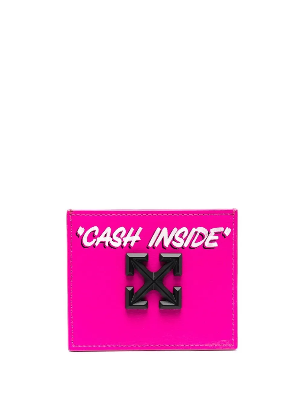 

Off-White Jitney quote cardholder - Pink