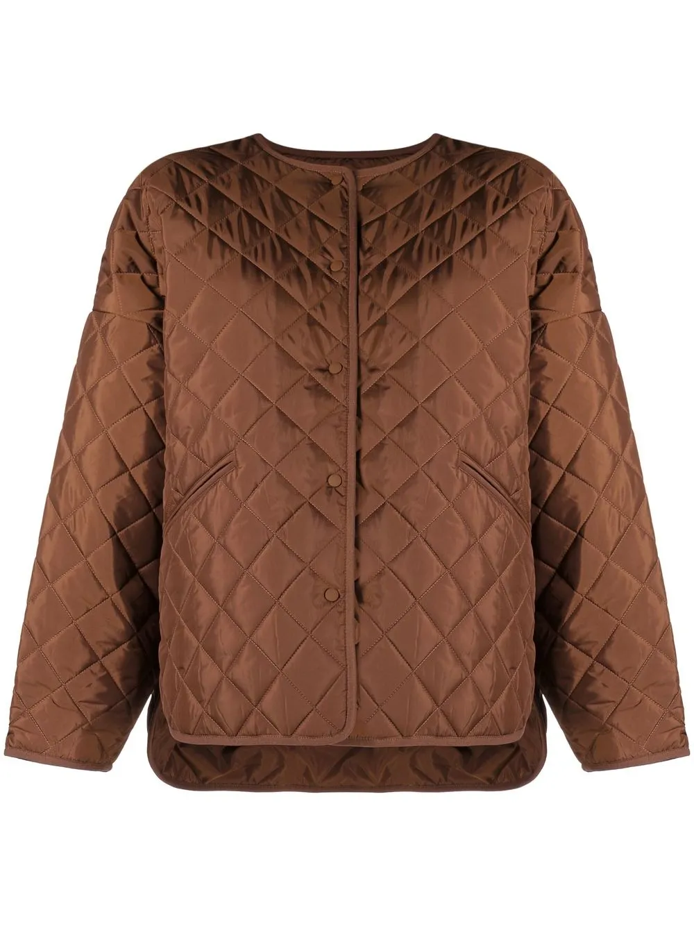 

Totême single-breasted quilted jacket - Brown