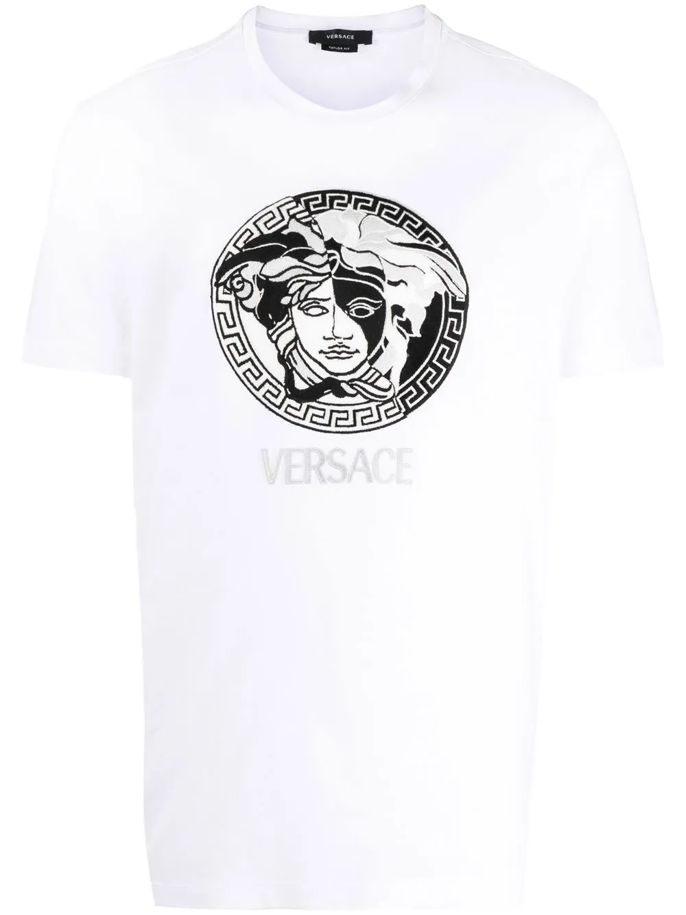 

Versace playera con bordado Medusa - Blanco