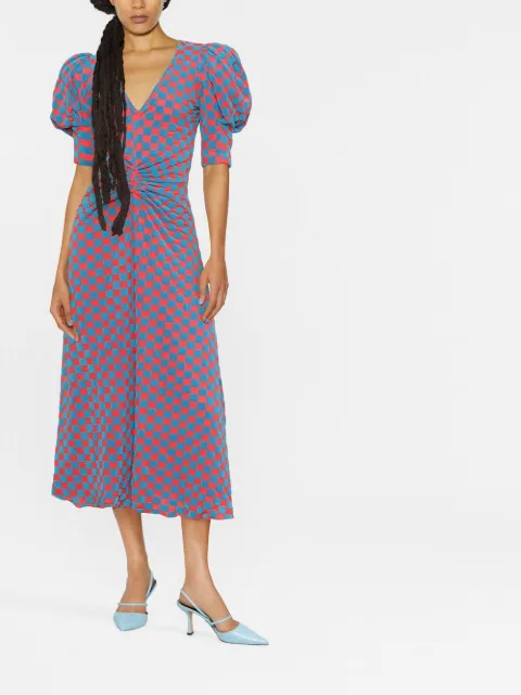 ROTATE Sierina puff-sleeve Dress - Farfetch