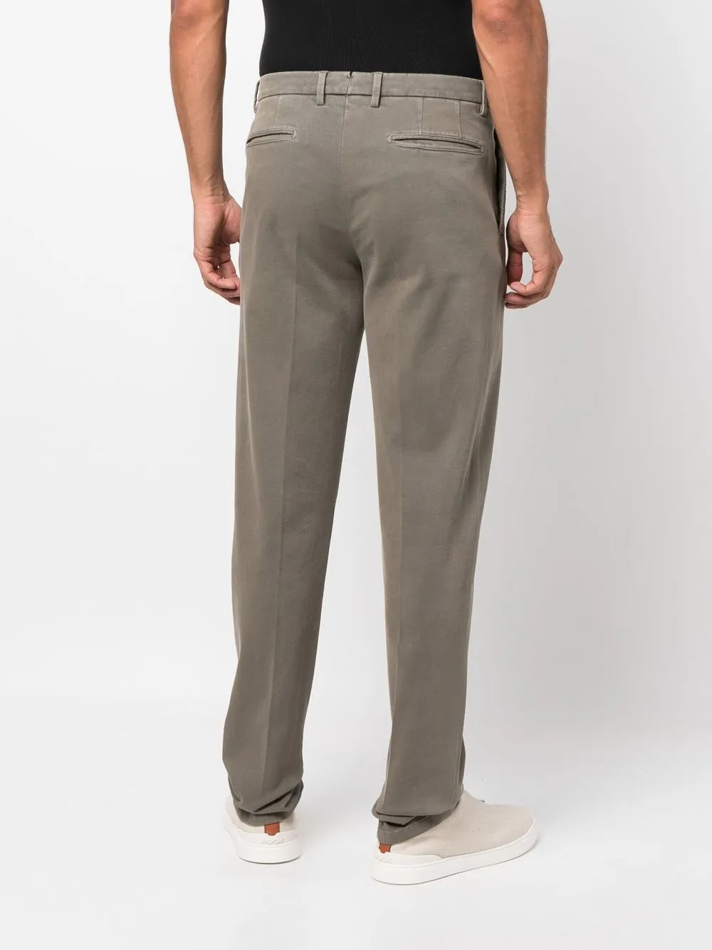 Boglioli Straight broek Groen