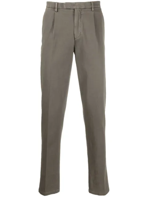 Boglioli mid-rise straight leg trousers