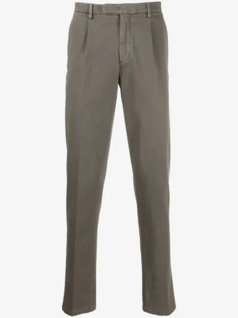 Boglioli mid-rise straight leg trousers