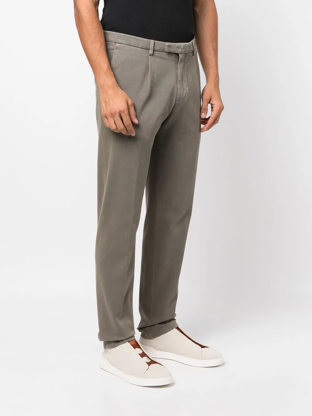 Boglioli Straight broek Groen