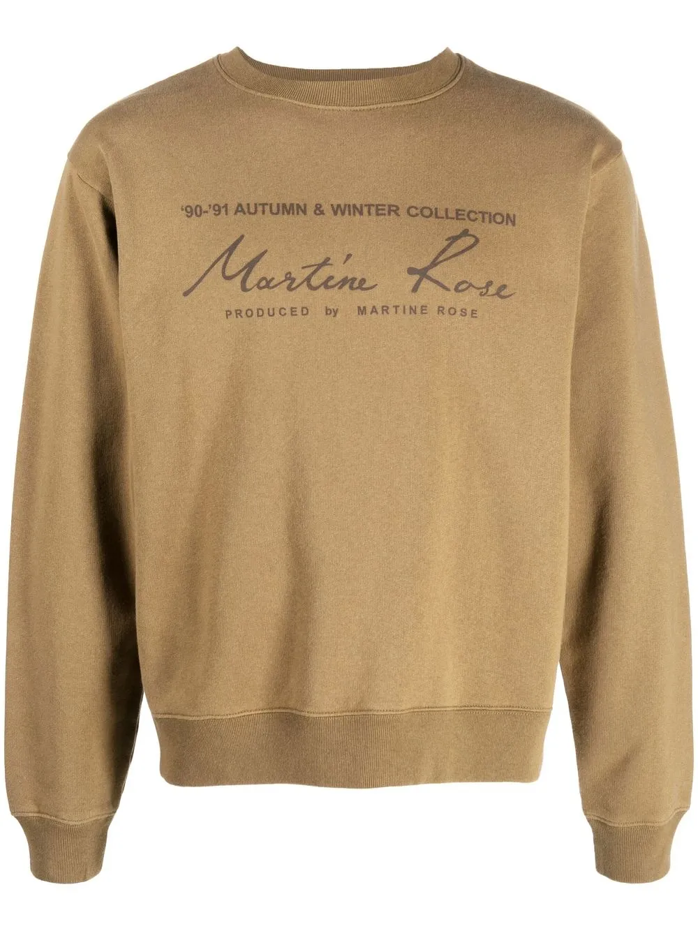 

Martine Rose sudadera con logo estampado - Verde