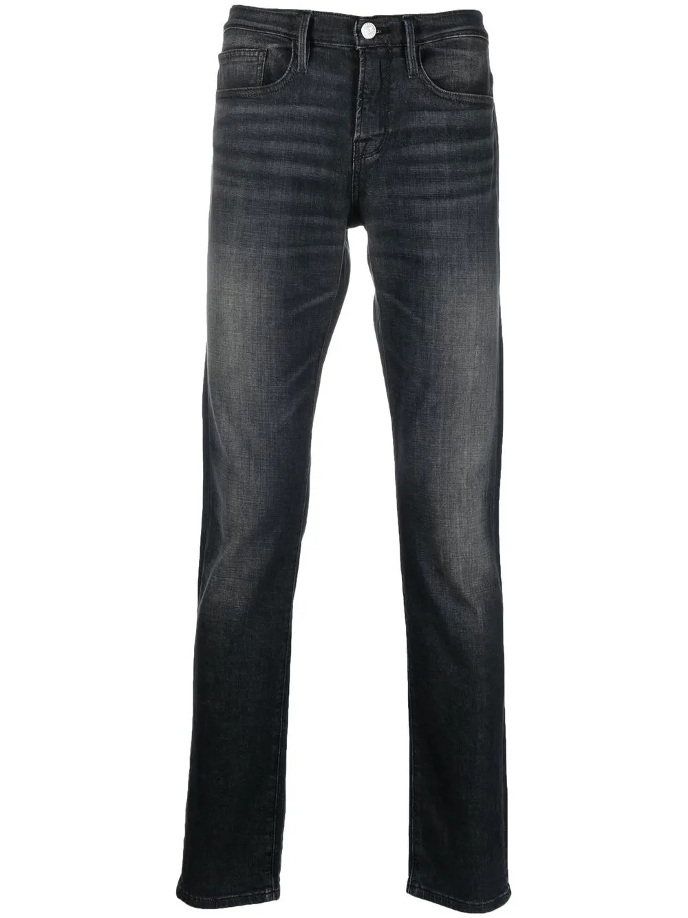 

FRAME jeans slim con efecto lavado - Negro