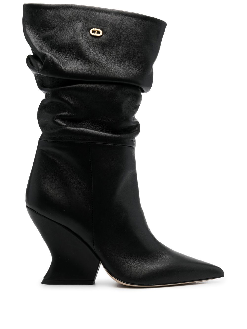 

Dee Ocleppo curve-heel 100mm pointed boots - Black