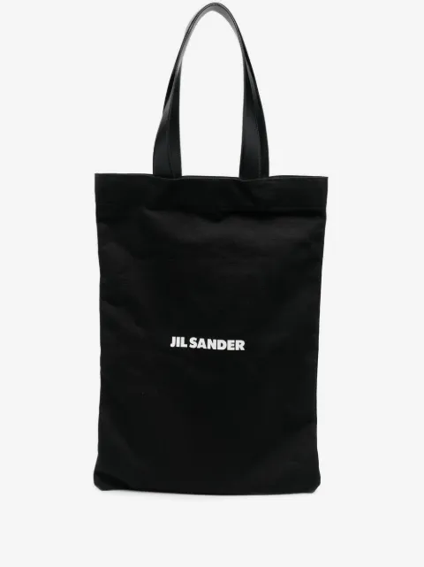 Jil Sander logo-print tote bag