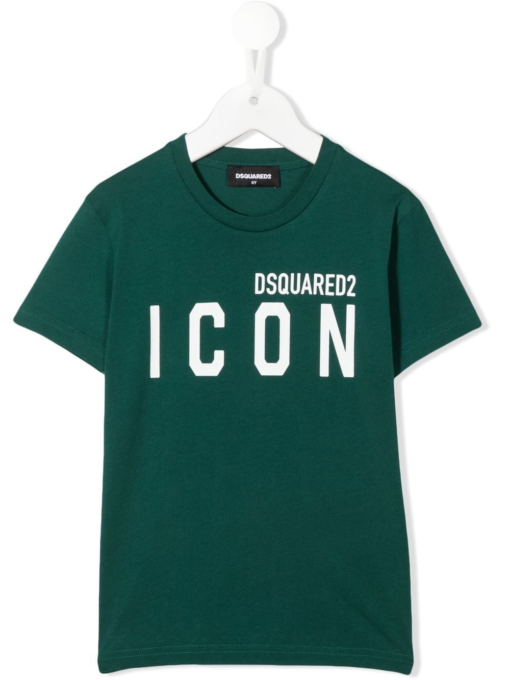 Dsquared2 Kids' Logo-print Short-sleeve T-shirt In Green