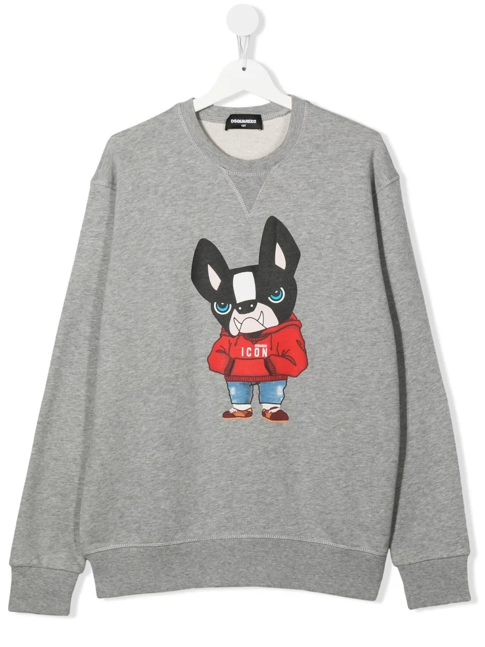 

Dsquared2 Kids sudadera con estampado gráfico - Gris
