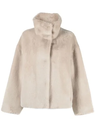STAND STUDIO Zendaya faux fur Jacket Farfetch
