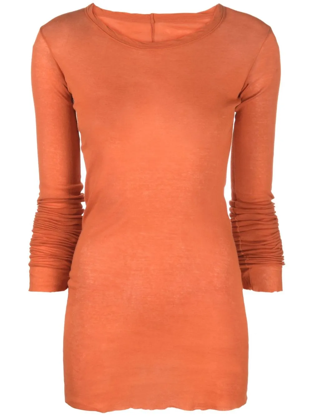 

Rick Owens top tejido semitransparente - Naranja