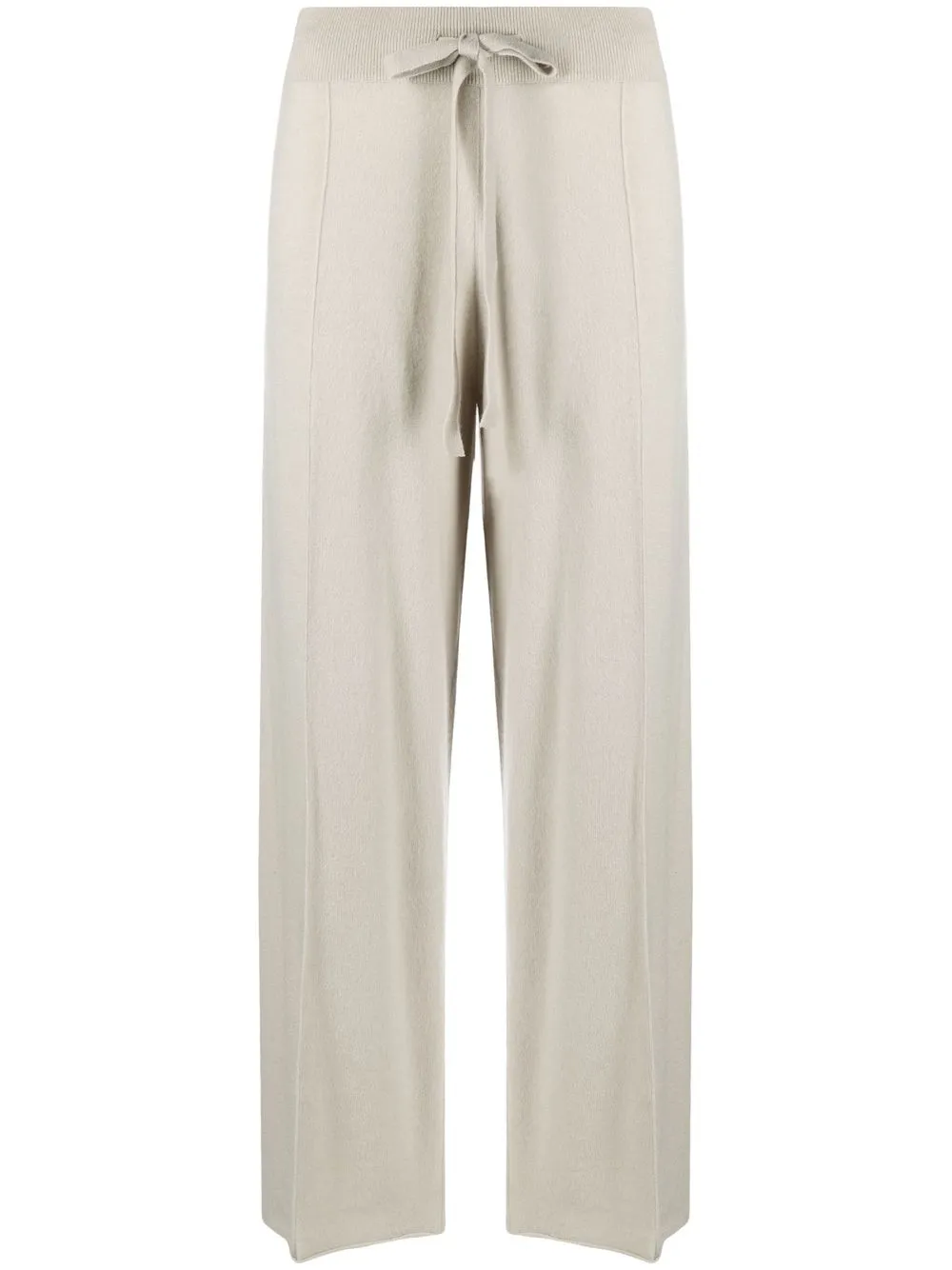 

Allude pantalones tejidos rectos - Neutro