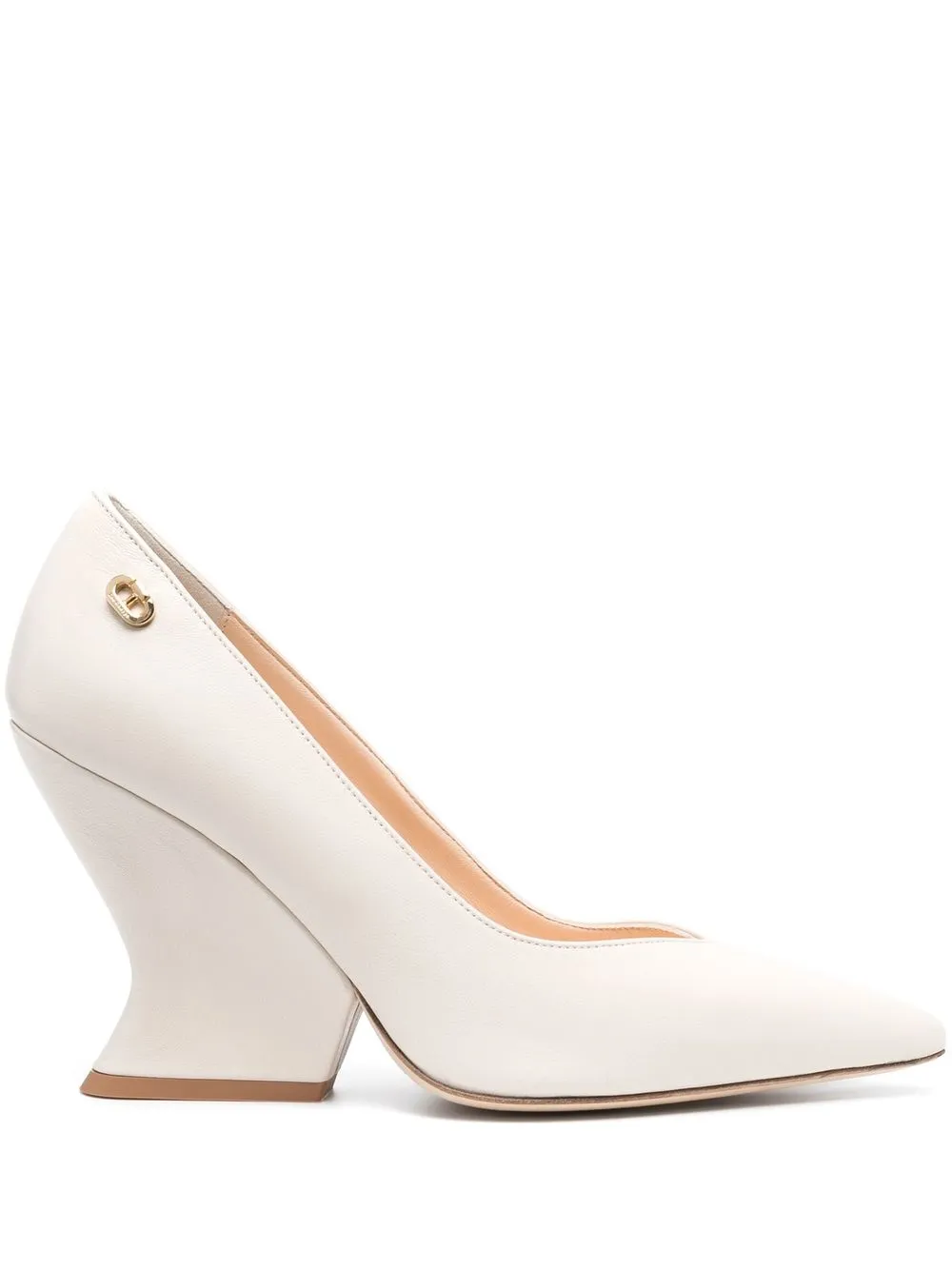 

Dee Ocleppo zapatillas con placa del logo y tacón de 10mm - Neutro