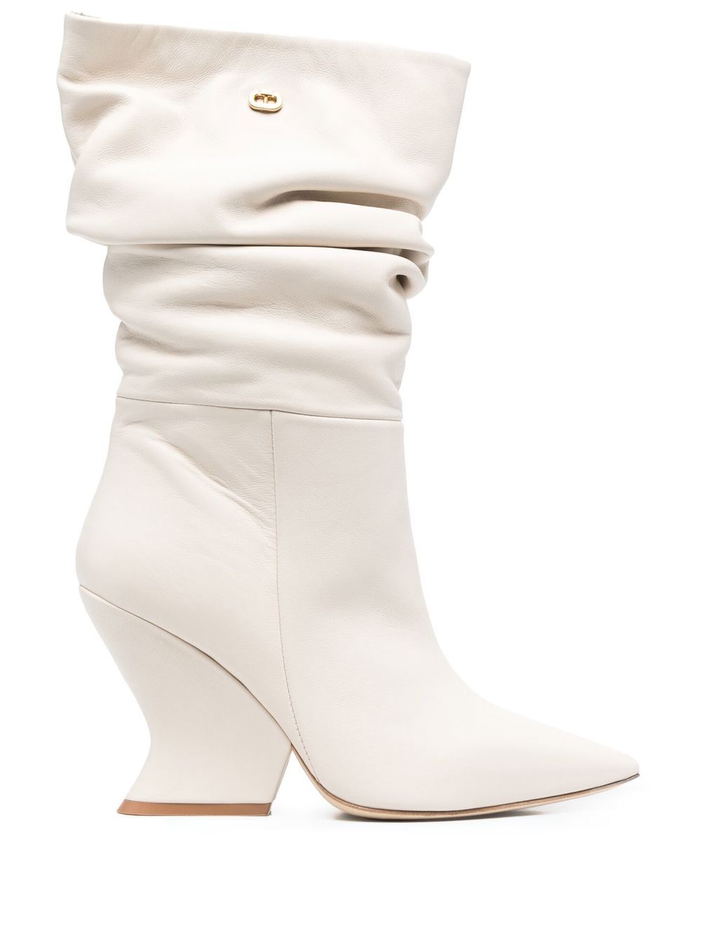 

Dee Ocleppo curve-heel 100mm pointed boots - Neutrals