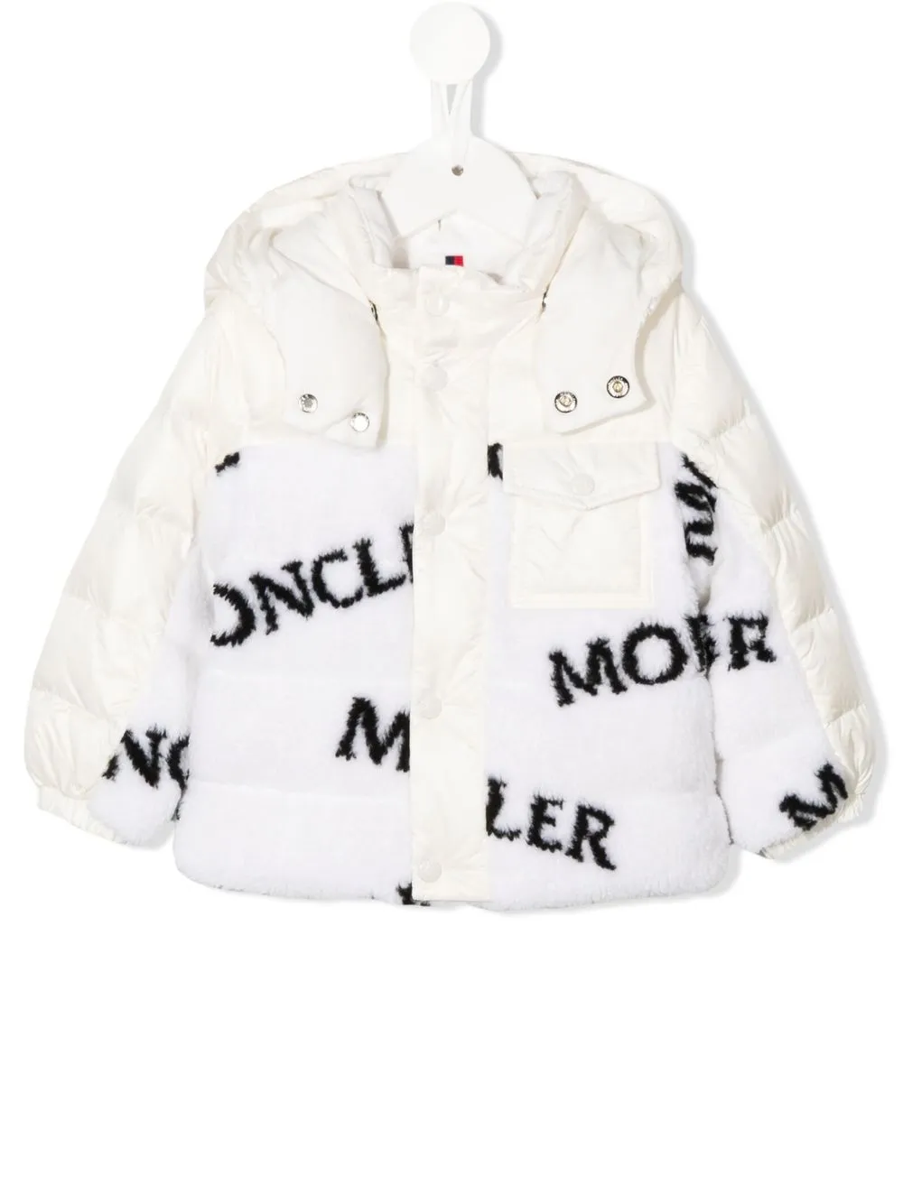 

Moncler Enfant chamarra capitonada Haric - Blanco