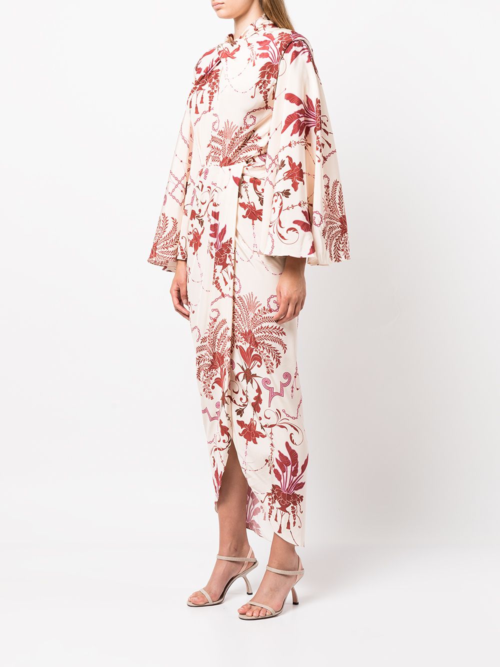 Johanna Ortiz Ancient Palms floral-print Silk Maxi Dress - Farfetch