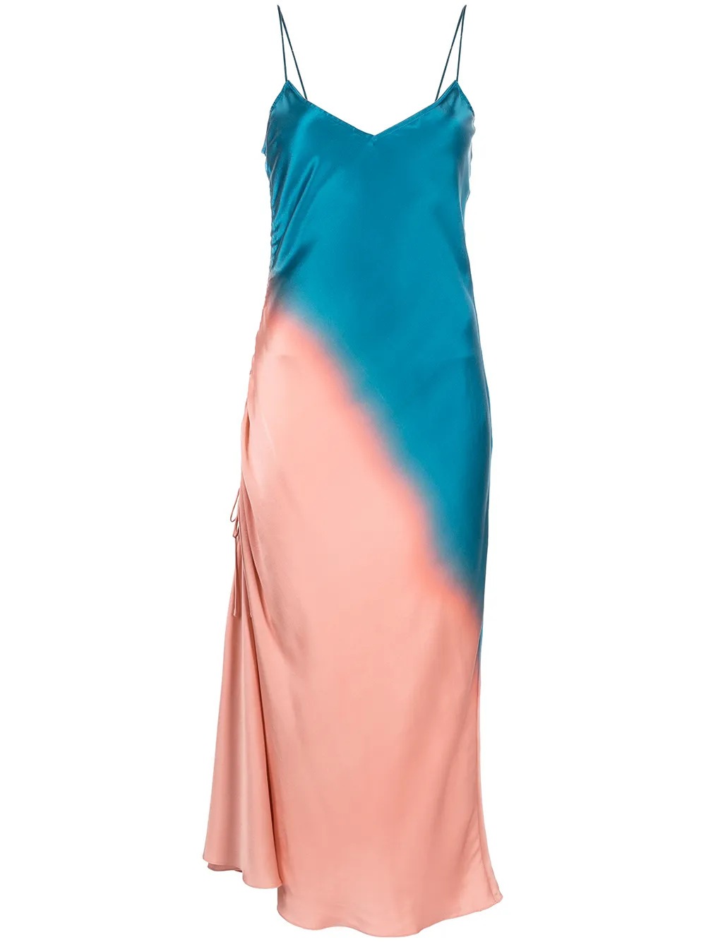 

Alejandra Alonso Rojas two-tone slip dress - Blue