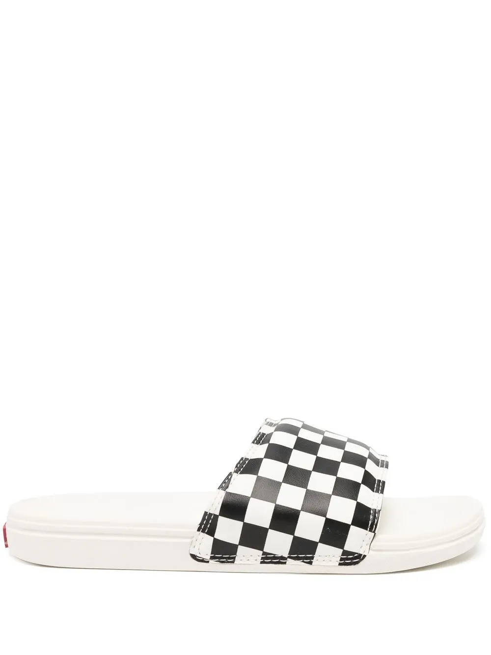 

Vans sandalias con estampado estilo ajedrez - Negro