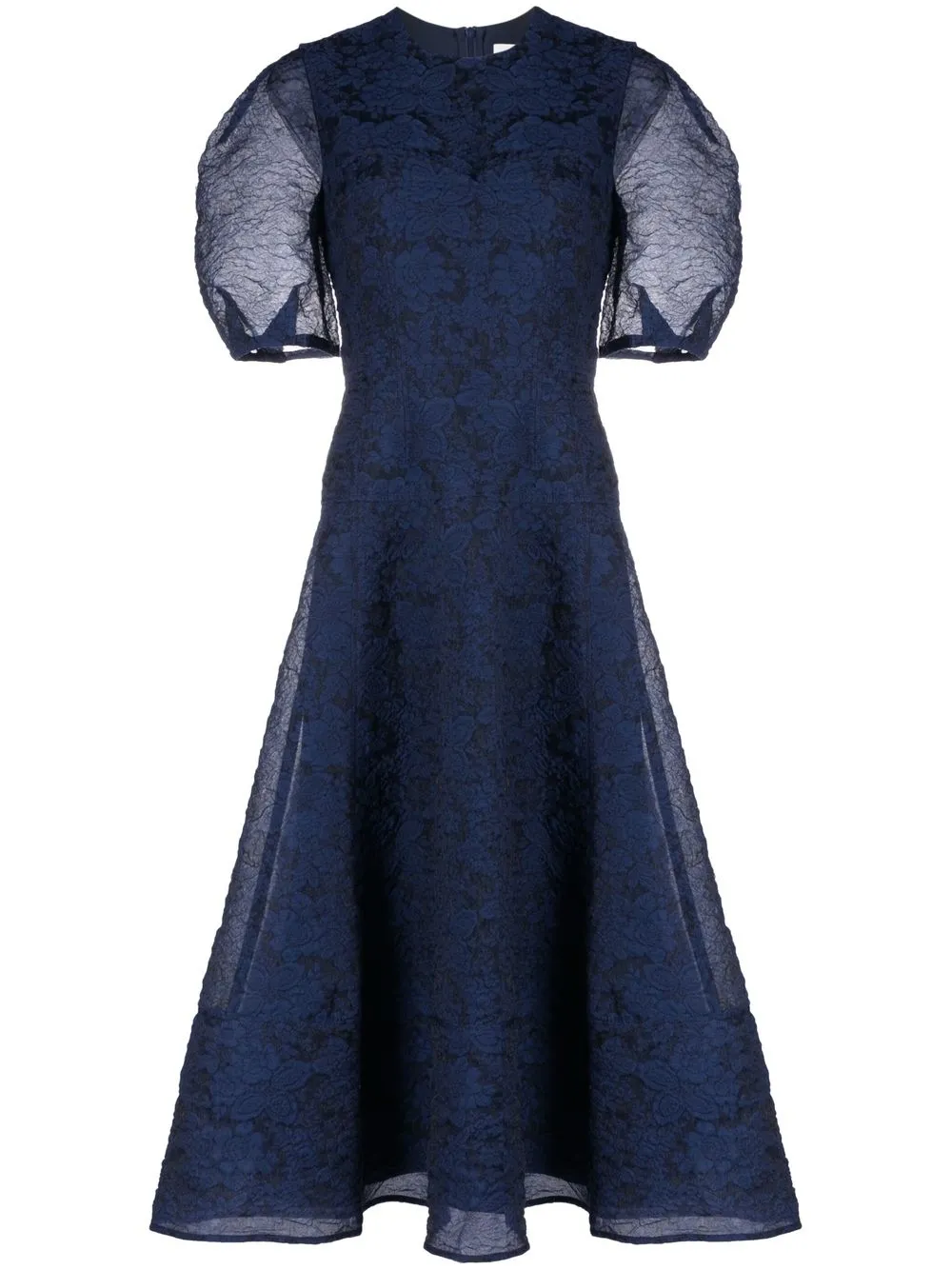 

Erdem Kyla cloqué midi dress - Blue