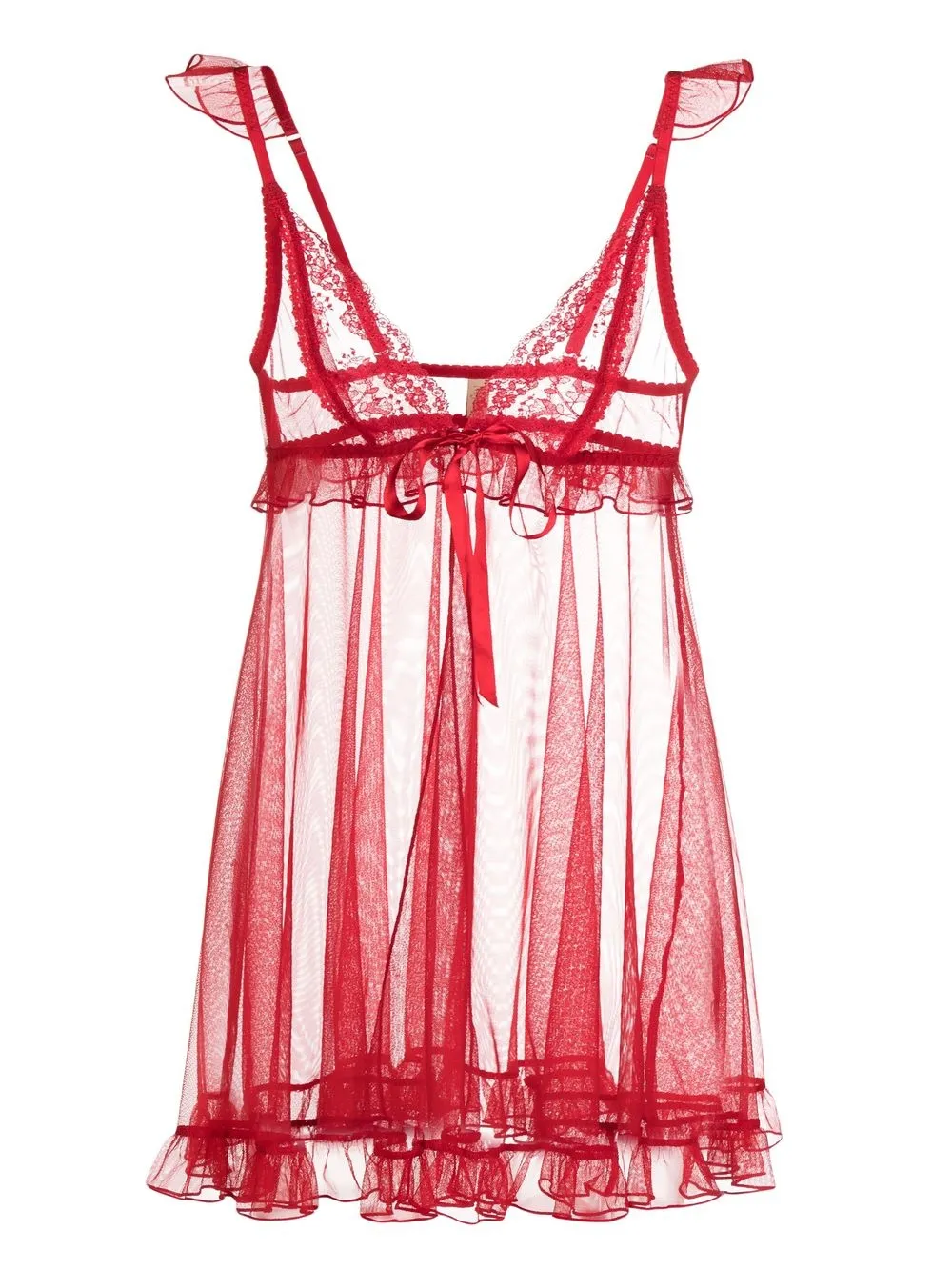 

Myla babydoll estilo camisón Elm Row - Rojo