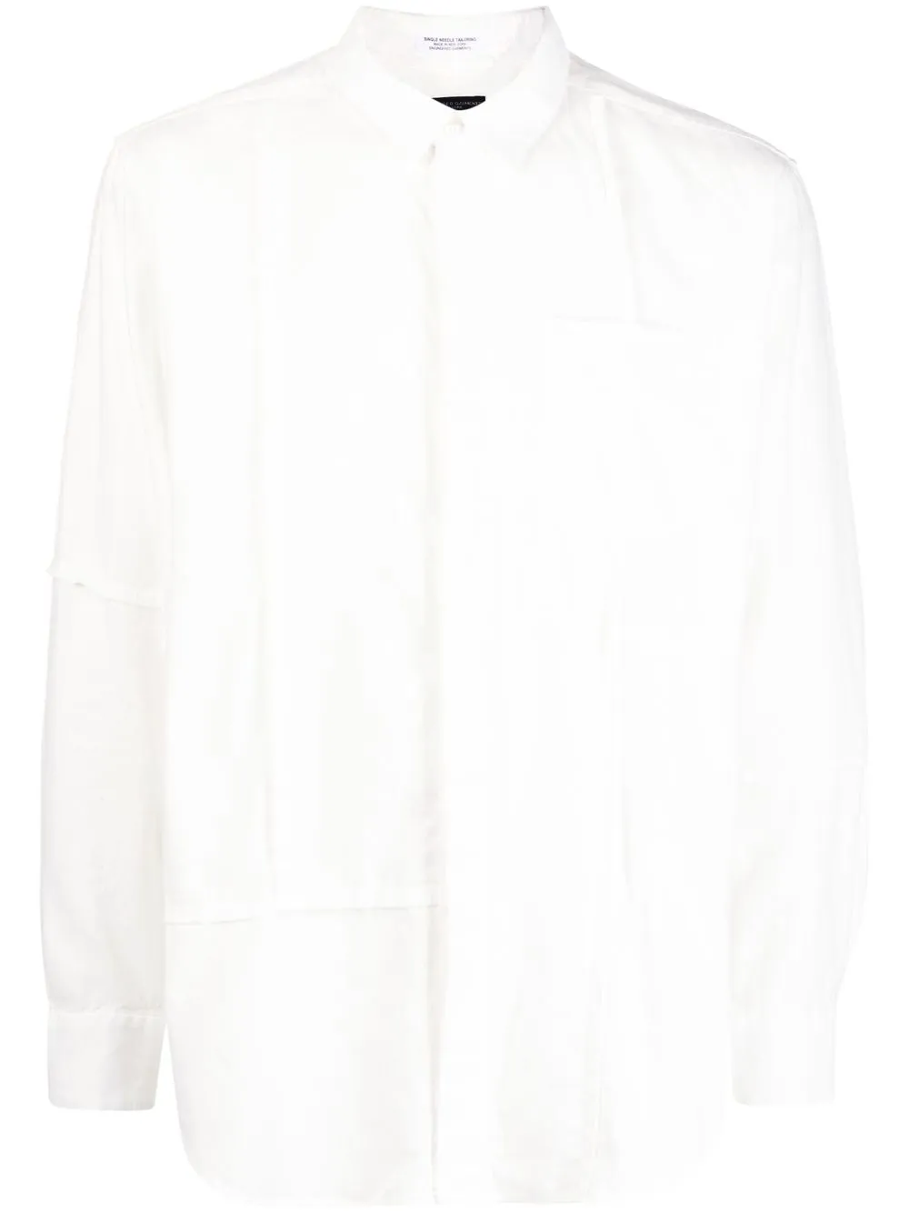 

Engineered Garments patchwork panelled shirt - White